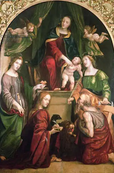 Sodoma, Giovanni Antonio Bazzi: Madonna con Bambino e San Giovanni Battista