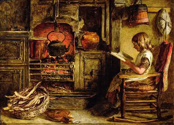 Watson, John Dawson: Cottage Fireside