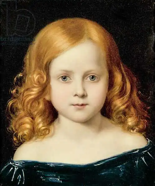 Cope, Charles West: Ritratto della figlia dell