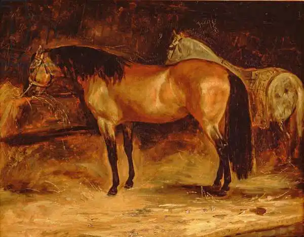Géricault, Théodore: A Bay Horse at a ...