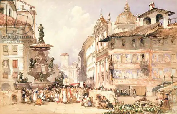Callow, William: Procession religieuse