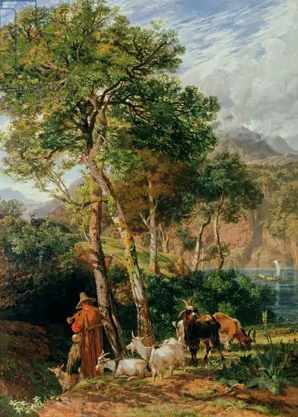 Bridell, Frederick Lee: The Shores of Lake Lecco