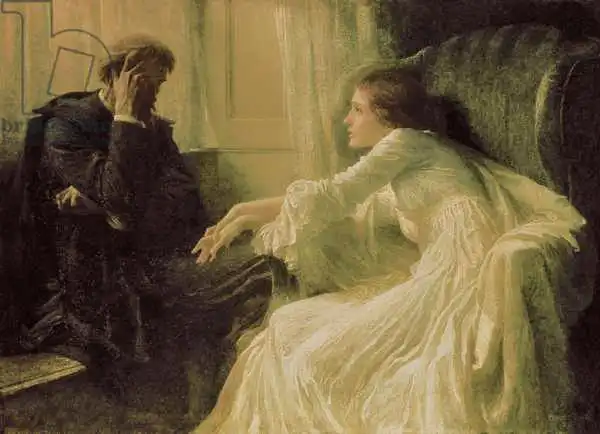 Dicksee, Frank: The Confession