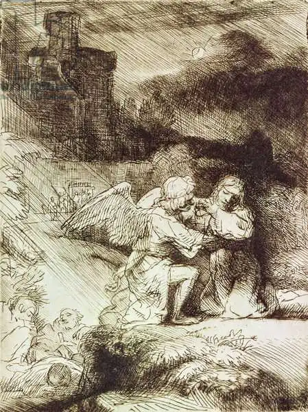 Rembrandt, van Rijn: Die Qual im Garten