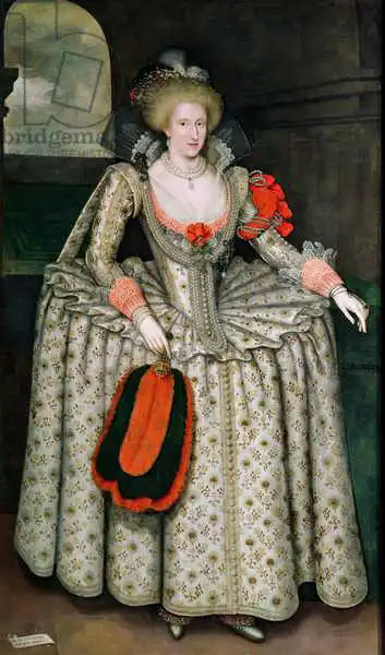 Gheeraerts, Marcus, the younger: Anne of Denmark, c.1605-10