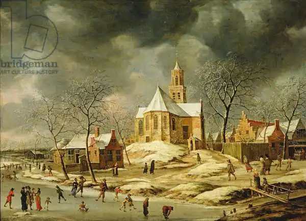 Beerstraten, Jan Abrahamsz.: The Village of Midlum