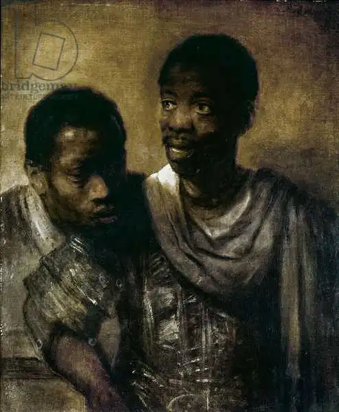 Rembrandt, van Rijn: Zwei Neger