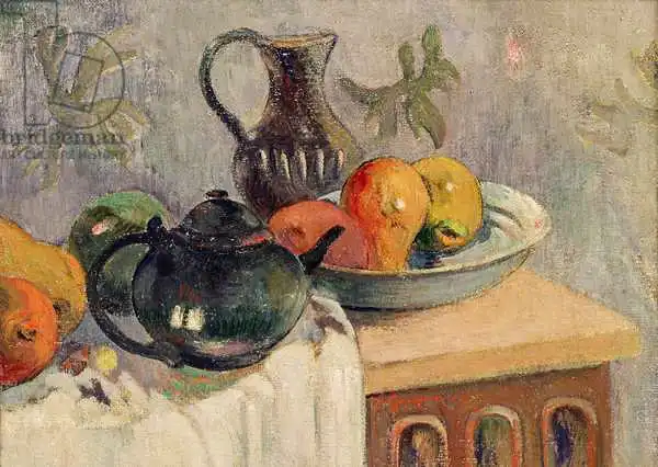 Gauguin, Paul: Teiera, Brocca e Frutta