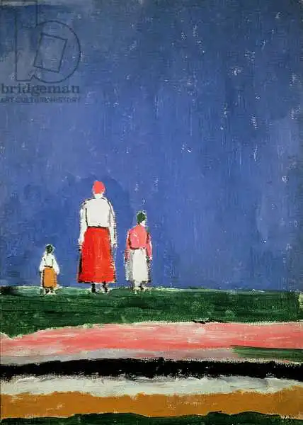 Malevich, Kazimir Severinovich: Three Figures, 19...