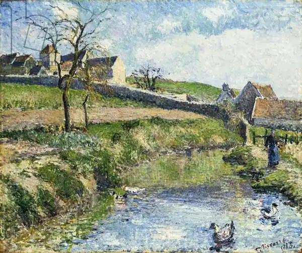 Pissarro, Camille: The Farm at Osny