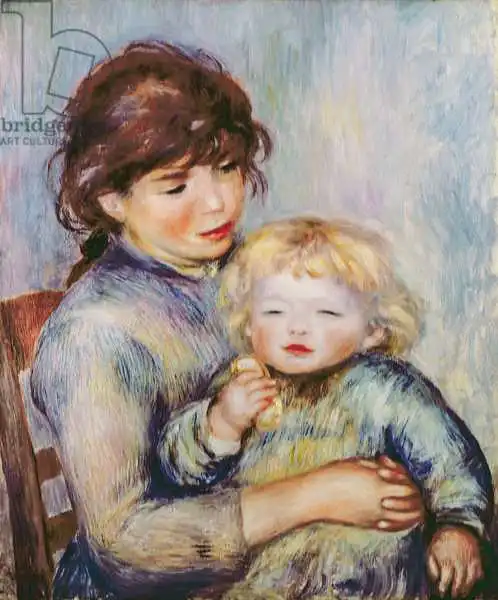 Renoir, Auguste: Maternity, or Child with a biscuit