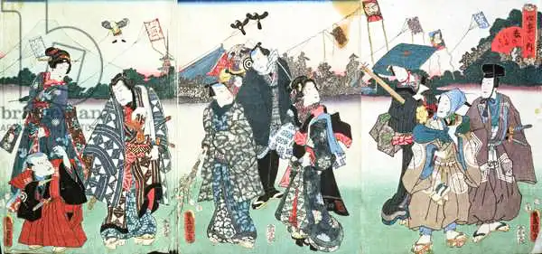 Kunisada, Utagawa: Festival du Nouvel An