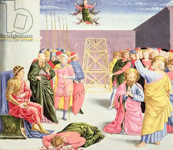 Gozzoli, Benozzo di Lese di Sandro: St. Peter and Simon Magus, 15th century