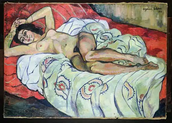 Valadon, Suzanne: Nude Female Reclining