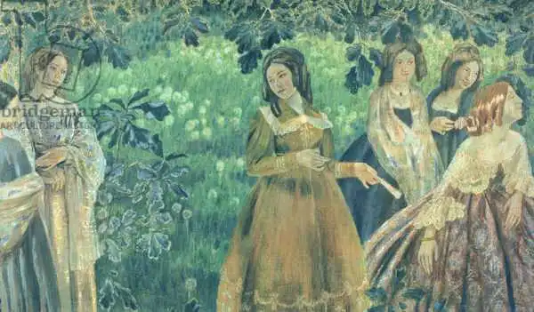 Borisov-Musatov, Viktor Elpidiforovich: Le collier émeraude, 1903-04