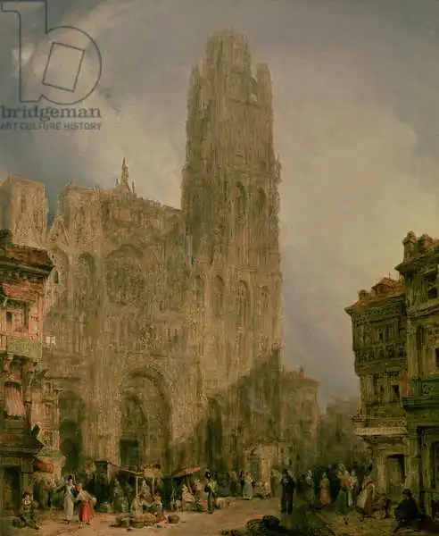 Roberts, David: West Front of Notre Dame, Rouen