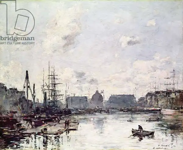 Boudin, Eugene Louis: Port of Trade, Le Havre