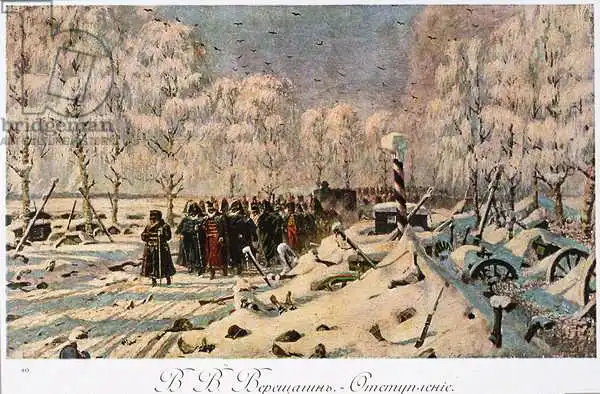Vereshchagin, Vasili Vasilievich: French Retreat from Moscow in October 1812