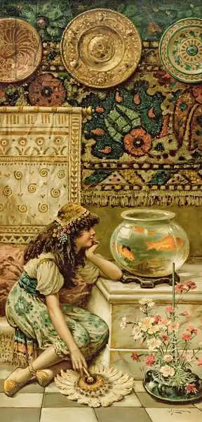 Coleman, William Stephen: Goldfish, from the Pears Annual, Christmas