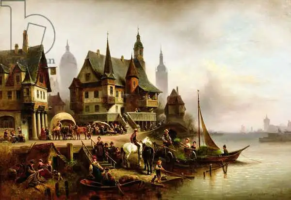 Meyerheim, Wilhelm: On the Shore