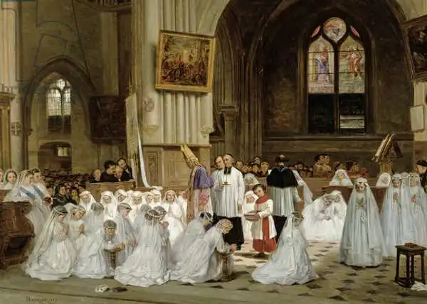 Duverger, Theophile Emmanuel: Primera Comunión