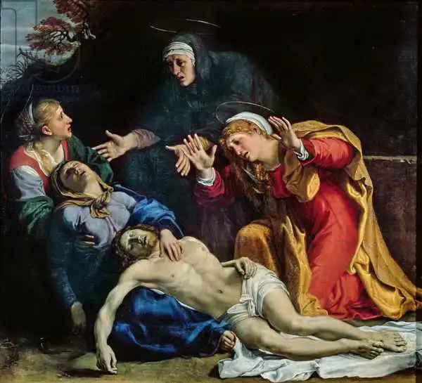 Carracci, Annibale: The Dead Christ Mourned (The Three Maries