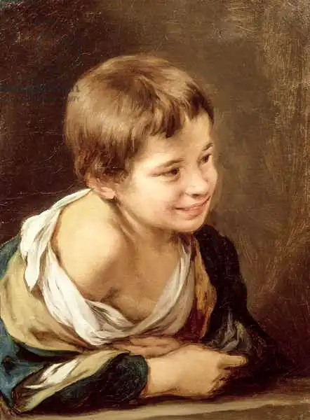 Murrilo, Bartolome: A Peasant Boy Leaning on a Sill, 1670-80