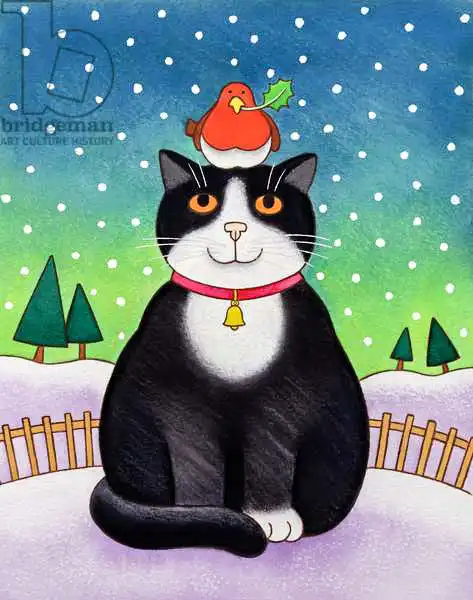 Baxter, Cathy: Cat with Robin