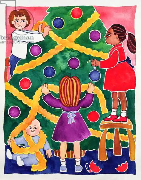 Baxter, Cathy: Decorating the Christmas Tree
