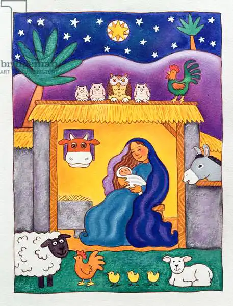 Baxter, Cathy: A Farmyard Nativity