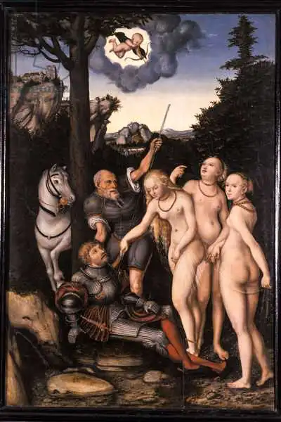 Cranach, Lucas: Das Urteil von Paris, 1540-46
