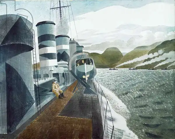 Ravilious, Eric: Leaving Scapa Flow