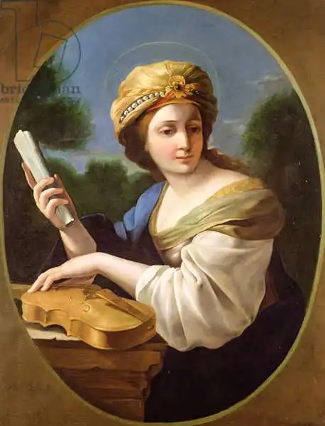 English school (18th century): St. Cecilia