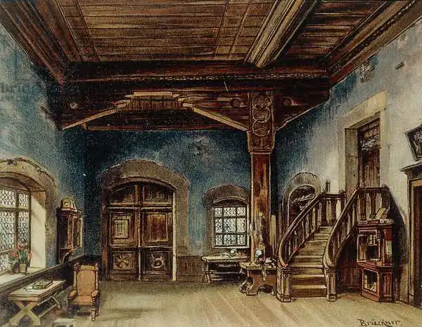 German school (19th century): Atelier de Sachs, scène 1 de 