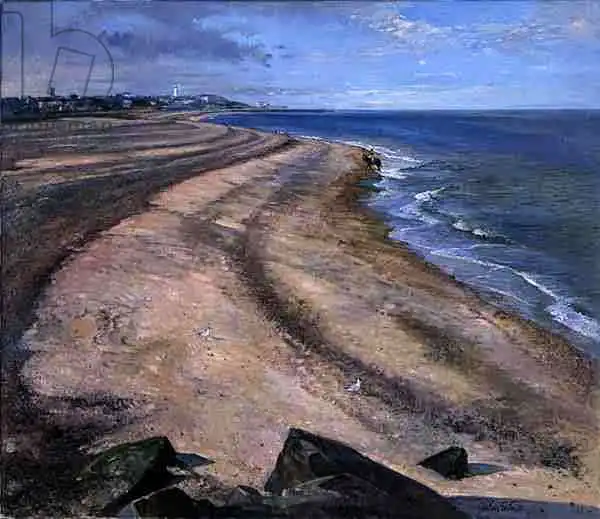 Easton, Timoth: Curva de la playa hacia Southwold
