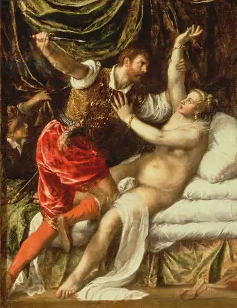 Tizian: Tarquin et Lucretia, c.1568-76