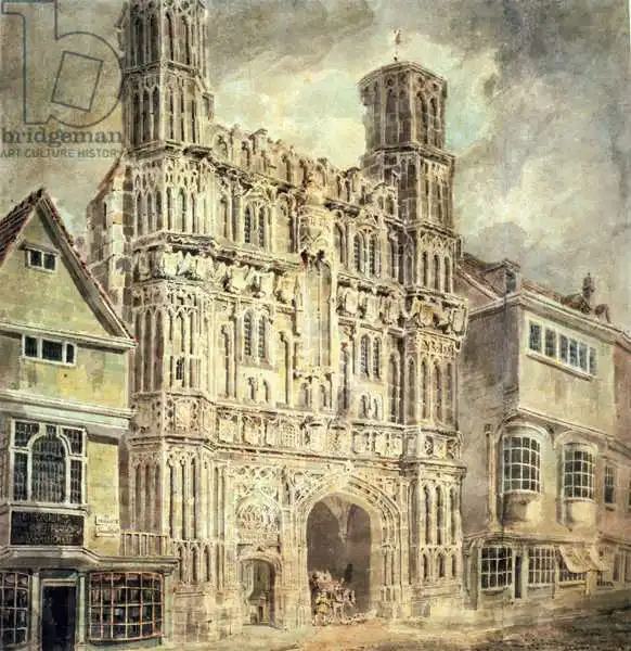 Turner, William: Christchurch Gate, Canterbury, ca. 1792-93