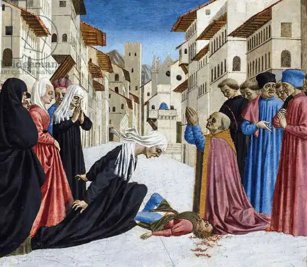 Veneziano, Domenico: Il miracolo di San Zenobio, 1442-48