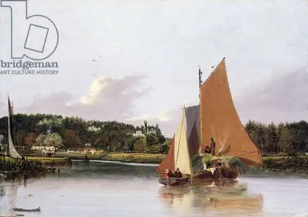 Stannard, Joseph: Barcos en el Yare cerca de Bramenton, Norfolk