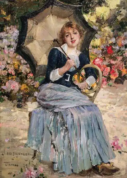 Bastien-Lepage, Jules: Girl with a sunshade