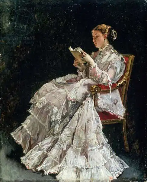 Stevens, Alfred Émile Léopold: The Reader