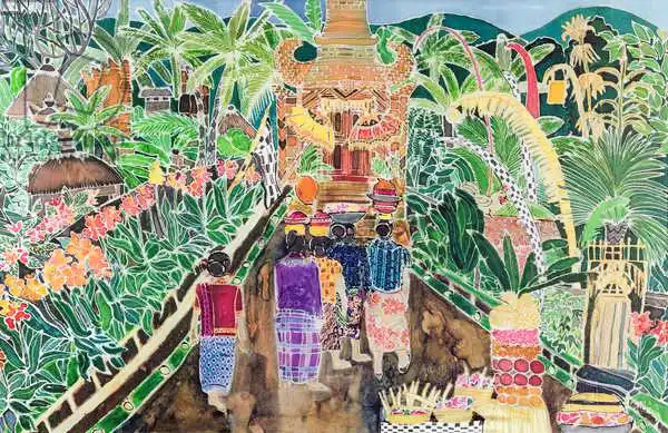 Simon, Hilar: Procession, Peliatan, Bali