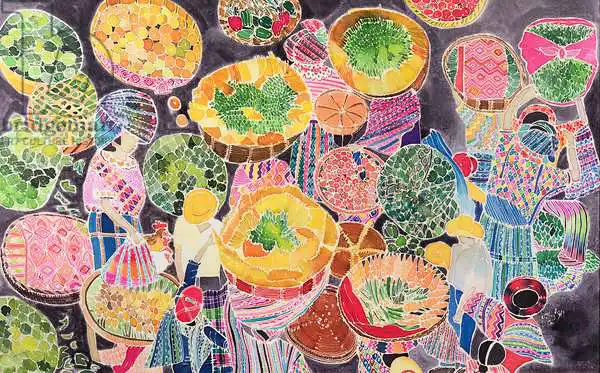 Simon, Hilar: Baskets at Market