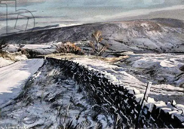 Cooke, John: Winter Morning Above Dentdale, Cumbria