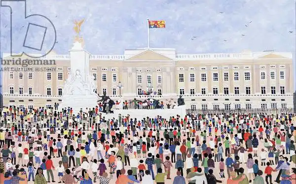 Joel, Jud: Crowds around the Palace