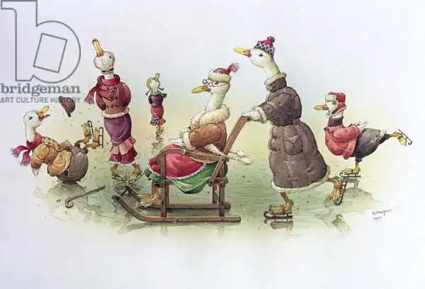 Kasparavicius, Kestutis: Enten auf Skates