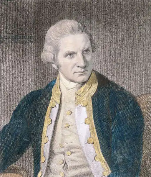 English school (19th century): James Cook (1728-79) from 