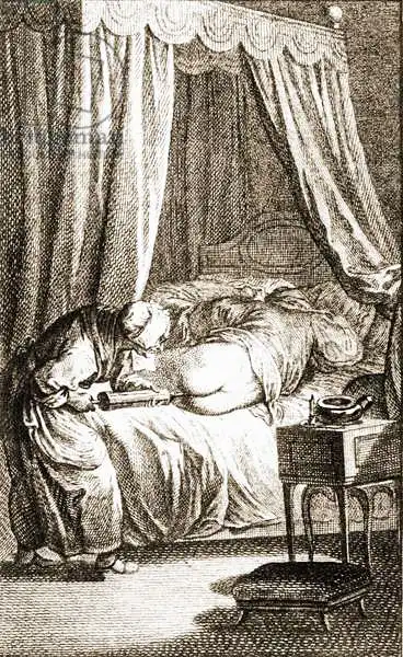 English school (19th century): The Enema
