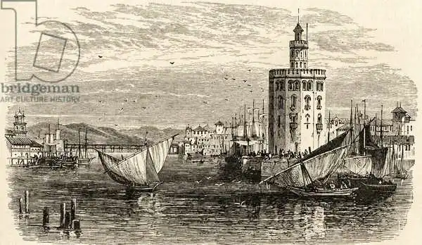 English school (19th century): La Torre d