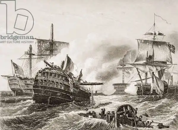 English school (19th century): Lord Howe